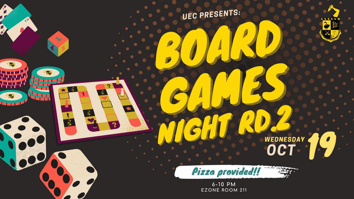 Boards Game Night Sem 2 UWA Student Guild