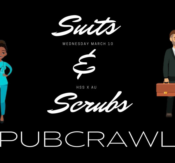 HSS x AU Suits and Scrubs Pub Crawl cover image
