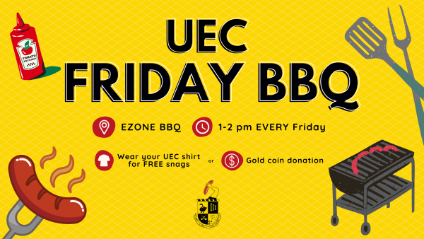UEC Weekly Friday BBQ cover image